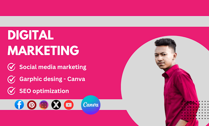 Gig Preview - Seo and social media using canva to improve your reach