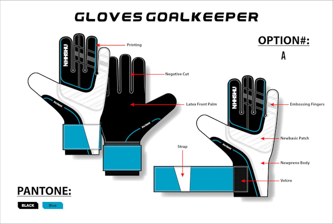 Gig Preview - Create custom goalkeeper football gloves