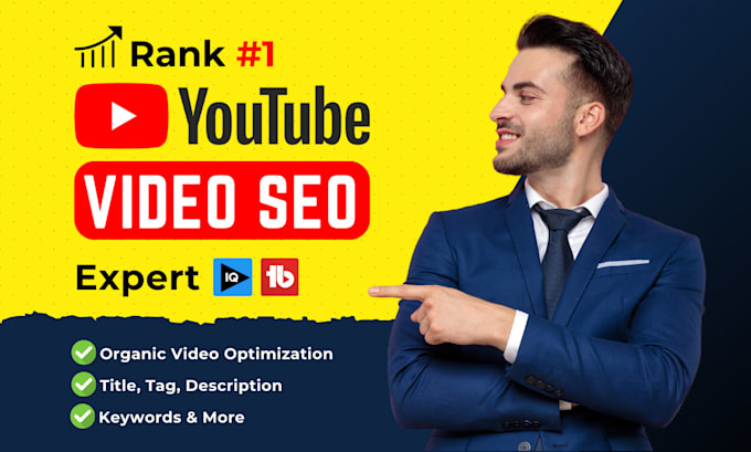 Gig Preview - Be your youtube channel manager and video SEO expert with vidiq tubebuddy