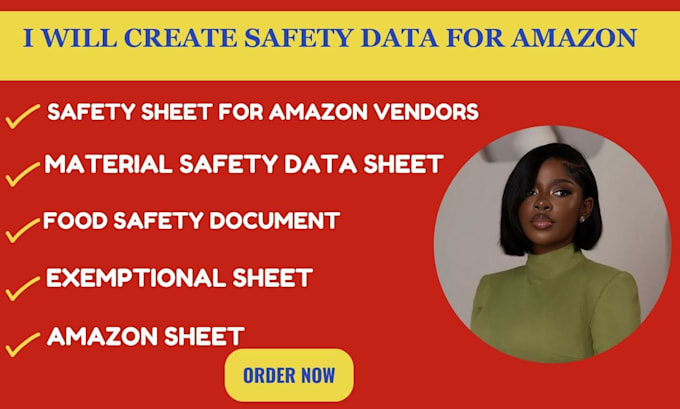 Gig Preview - Prepare safety data sheet or sds for amazon sellers