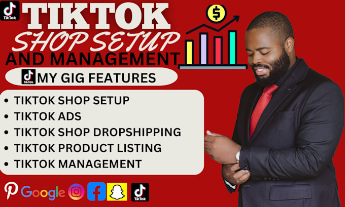 Gig Preview - Tiktok shop setup, fix rejected tiktok shop product, tiktok ads and dropshipping