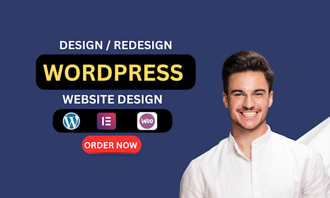 Gig Preview - Build your dream wordpress website responsive design and development