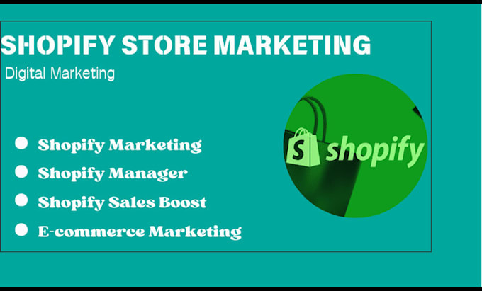 Gig Preview - Do shopify marketing, boost sales, ecommerce marketing, online store manager