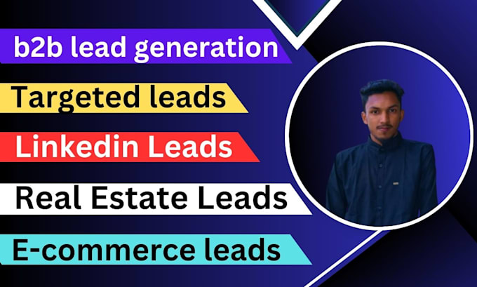 Gig Preview - Targeted lead list building and b2b lead generation services