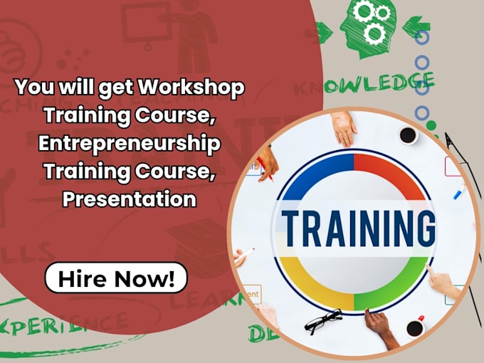 Gig Preview - Create professional training and workshop courses presentation