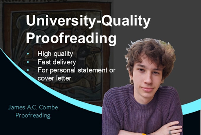 Gig Preview - Proofread and edit your cover letter or personal statement