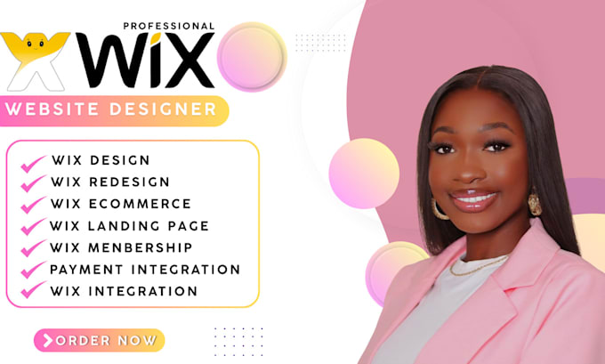 Gig Preview - Wix website redesign wix website design redesign wix design wix website