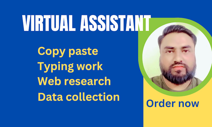 Bestseller - do virtual assistant copy paste,typing work and web research