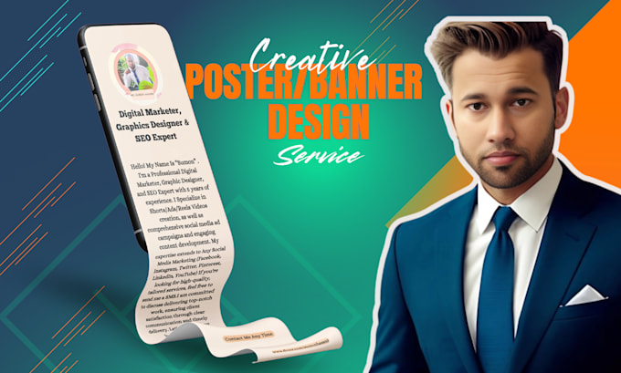 Gig Preview - Do creative poster, banner design services for your business