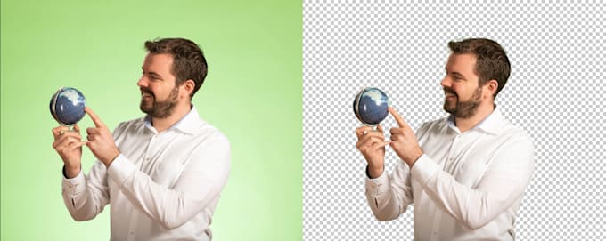 Gig Preview - Flawless background removal for perfect images