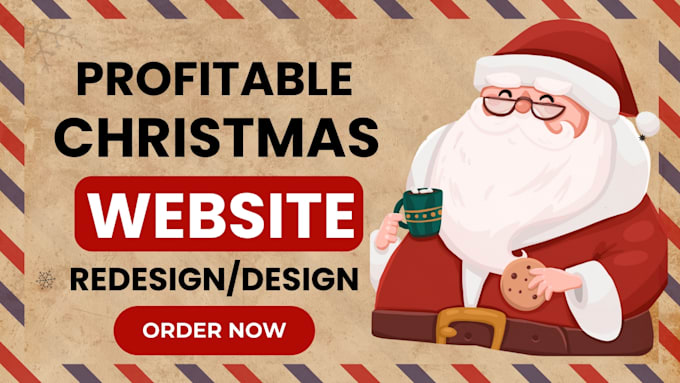 Gig Preview - Build christmas shopify store, christmas gift,  christmas dropshipping website