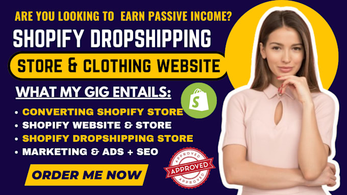 Gig Preview - Build 7 figure shopify clothing store, fashion streetwear y2k clothing brand web