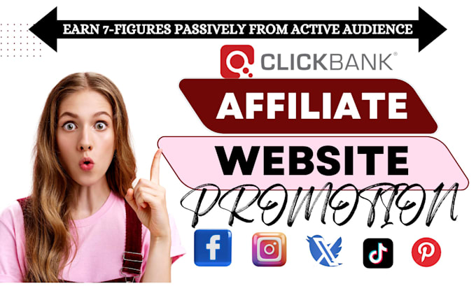 Gig Preview - Clickbank affiliate link promotion clickbank link affiliate marketing