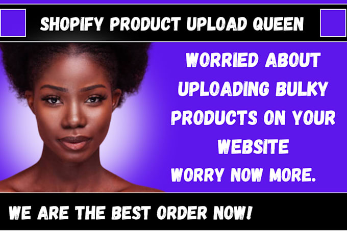 Gig Preview - Do shopify product upload add product to shopify shopify product listing