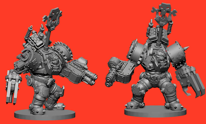 Gig Preview - Sculpt 3d miniature figurines dnd warhammer 40k tabletop for 3d printing