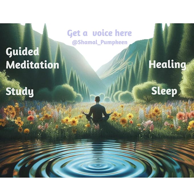 Gig Preview - Record self help healing meditation female voice