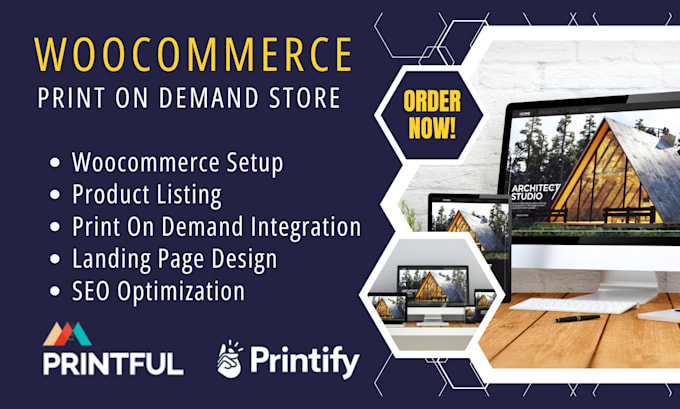 Gig Preview - Build woocommerce print on demand woocommerce store design printify gelato