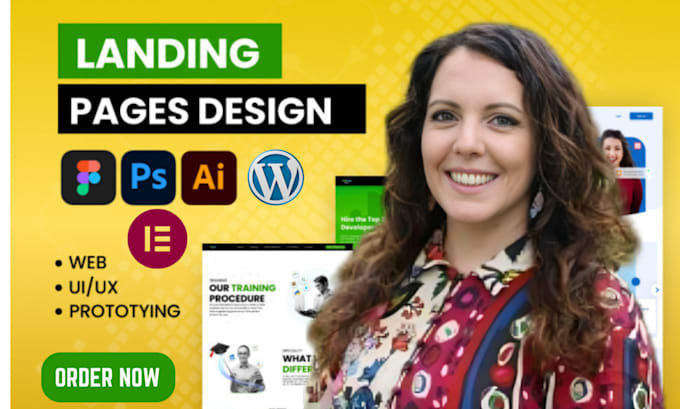 Gig Preview - Build design a responsive wordpress landing page using elementor pro