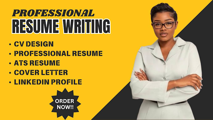 Gig Preview - Do ats resume writing resume design cover letter and linkedin