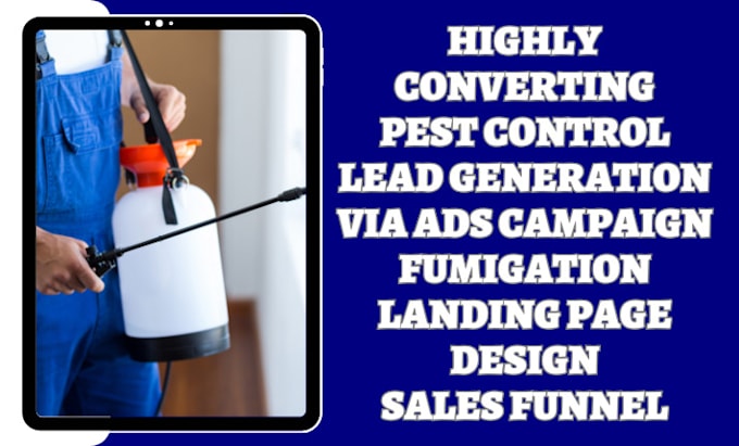 Gig Preview - Generate pest control leads fumigation leads wildlife pest removal leads website