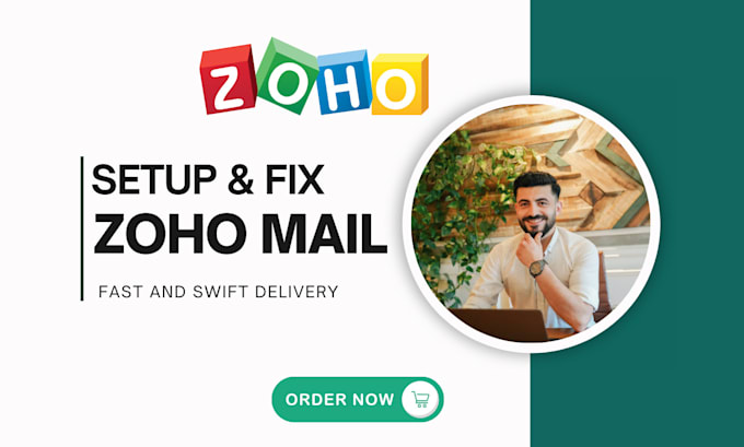 Gig Preview - Host your business email, setup zoho mail , fix zoho mail and manage mail