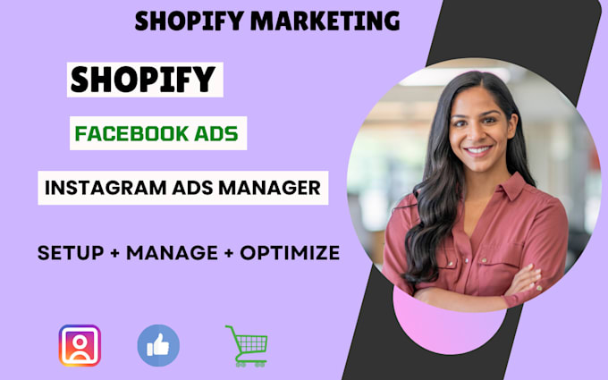 Gig Preview - Do shopify marketing ads for sales boost shopify sales facebook marketing