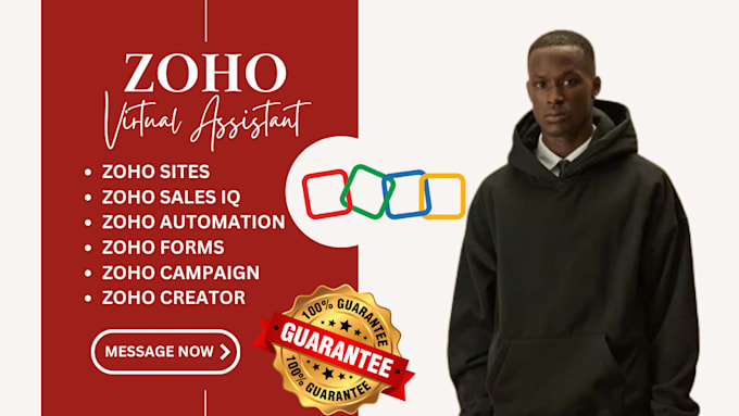 Gig Preview - Zoho sites zoho sales iq zoho automation zoho forms zoho campaign zoho creator