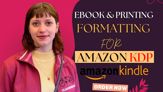 Gig Preview - Format ebook and printing for kdp to sell on amazon, lulu and ingramspark