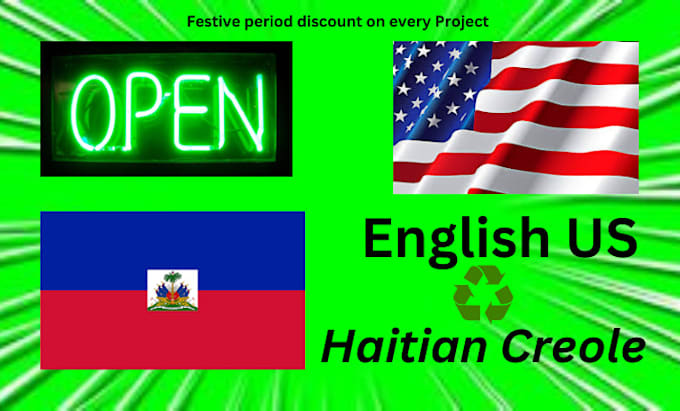 Gig Preview - Translate haitian creole to english and vice versa with spanish