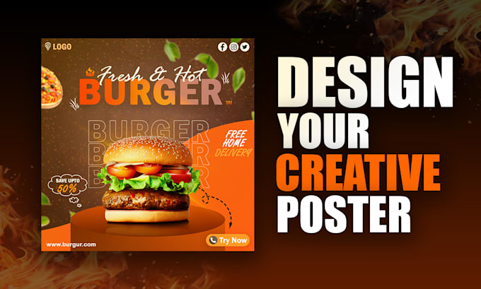 Bestseller - design your creative poster, flyers and product ads