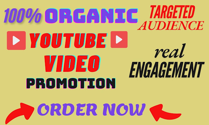 Bestseller - do organic youtube video promotion and channel growth