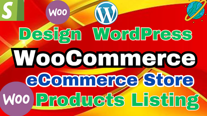 Gig Preview - Do woocommerce product listing and ecommerce product listing