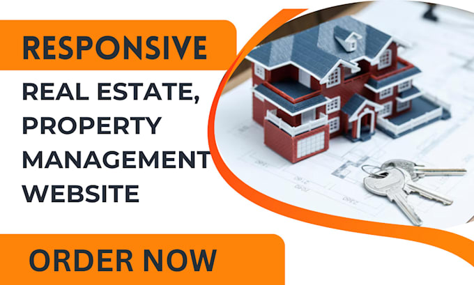 Gig Preview - Design real estate property management landing page website