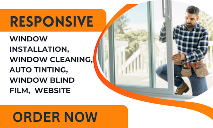 Gig Preview - Do window installation window cleaning auto tinting window blind film website