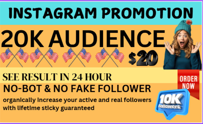 Gig Preview - Do instagram promotion for super fast organic growth