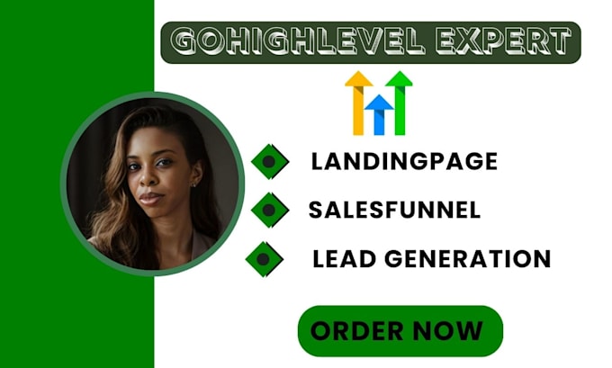 Gig Preview - Build highconverting gohighlevel landing pages salesfunnel ghl leadgeneration