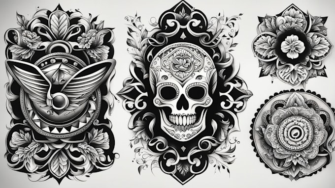 Gig Preview - Create a custom traditional tattoo style design