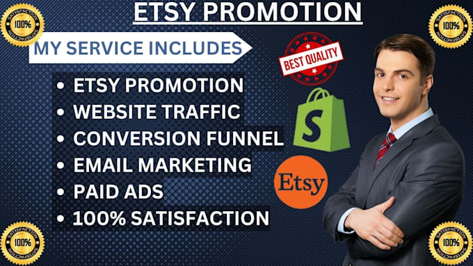 Gig Preview - Rank etsy shop promotion, etsy SEO, etsy pinterest marketing, shopify promotion