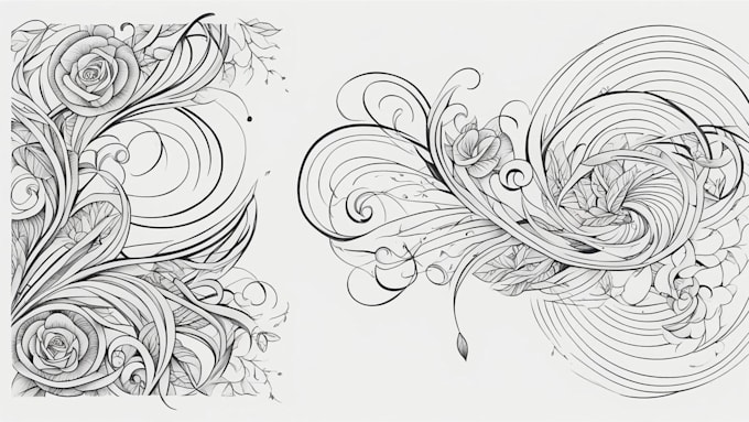 Gig Preview - Draw linework tattoo design or minimalist tattoo for you