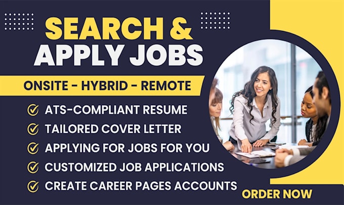 Gig Preview - Search and apply on 300 jobs for you