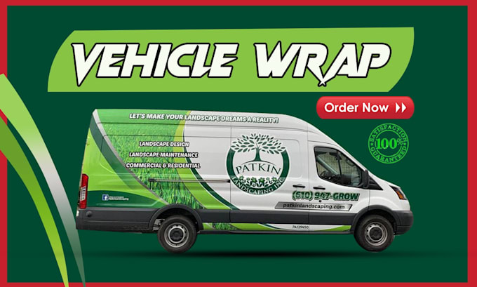 Gig Preview - Do creative car, van, truck, trailer vehicle wrap design