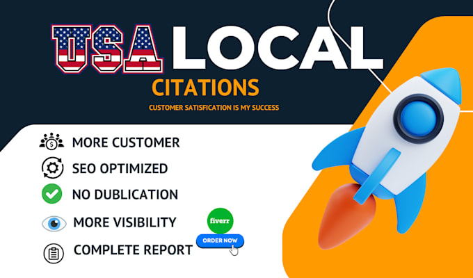 Gig Preview - Do top 350 USA local citations directories local SEO