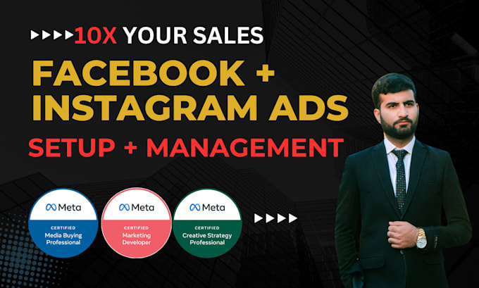 Gig Preview - Be your facebook and instagram ads manager