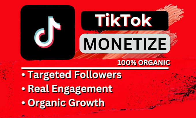 Gig Preview - Be tiktok promotion, manager grow organic followers do monetize