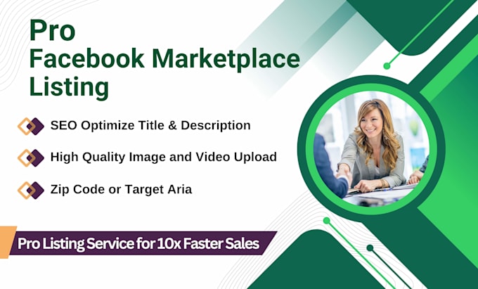 Gig Preview - Do product listing on facebook marketplace effective and SEO optimize