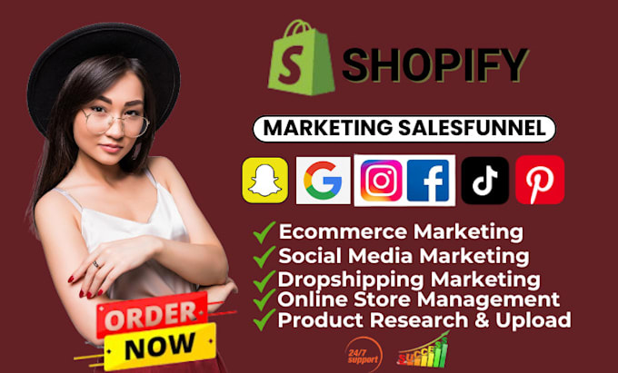 Gig Preview - Boost shopify sales shopify marketing dropshipping marketing shopify cro