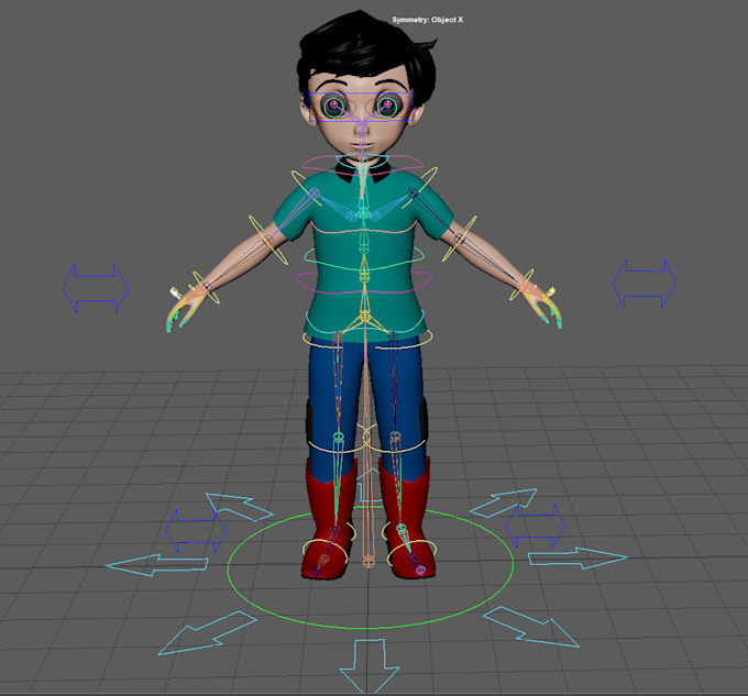 Gig Preview - Professionally rig your 3d characters in maya