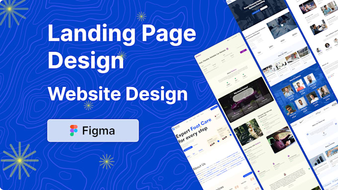 Gig Preview - Do figma website design, landing page figma design UI UX