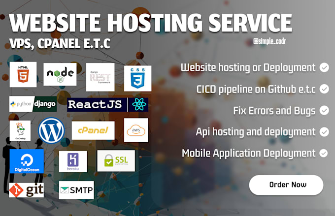 Gig Preview - Host and provide cheap web hosting with c panel and more