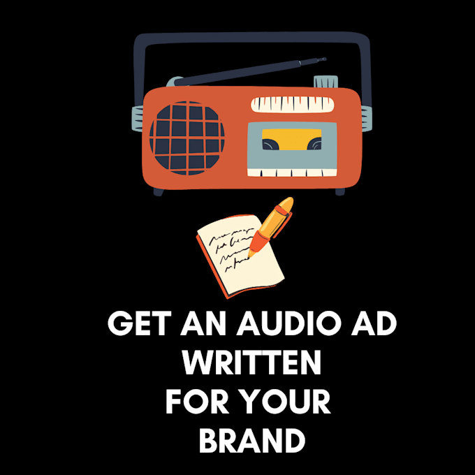 Bestseller - write an audio ad for your company for radio and podcasts